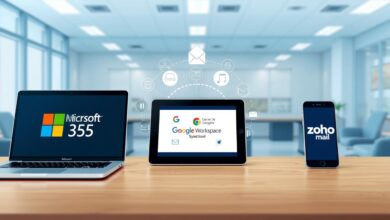 Microsoft 365 vs Google Workspace vs Zoho Mail